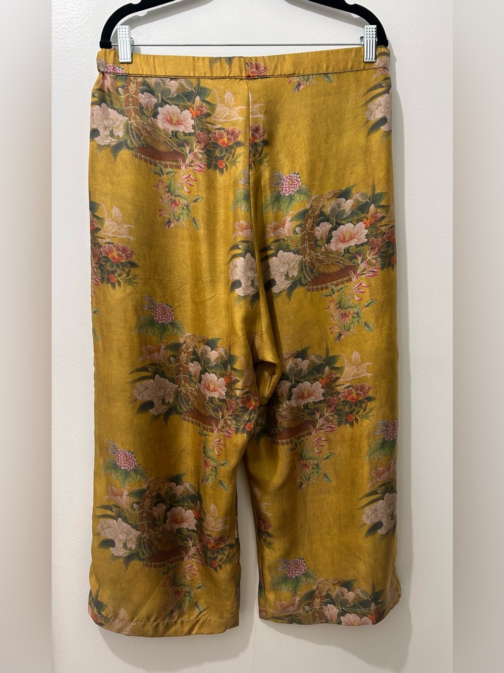 Johnny Was Dylan Pant Silk Floral Wideleg Palazzo Pants Large NWT MSRP $275 Chic - Picture 6 of 16